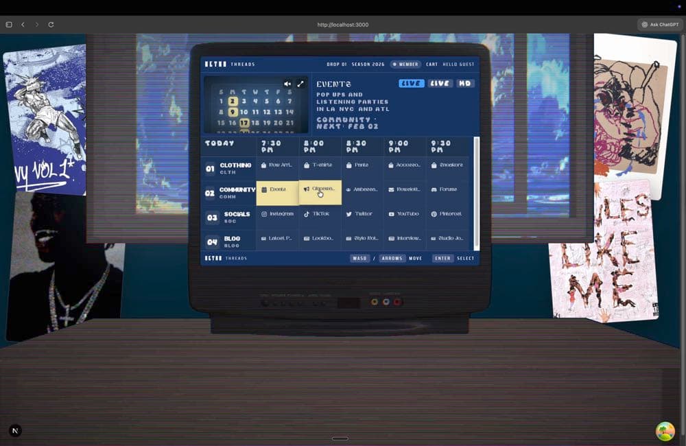 Retro Threads still 1