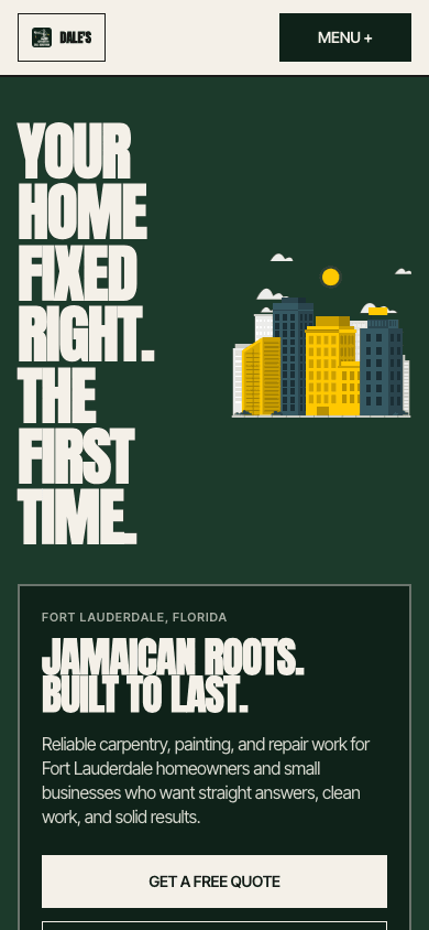 Dale's Handyman Services mobile